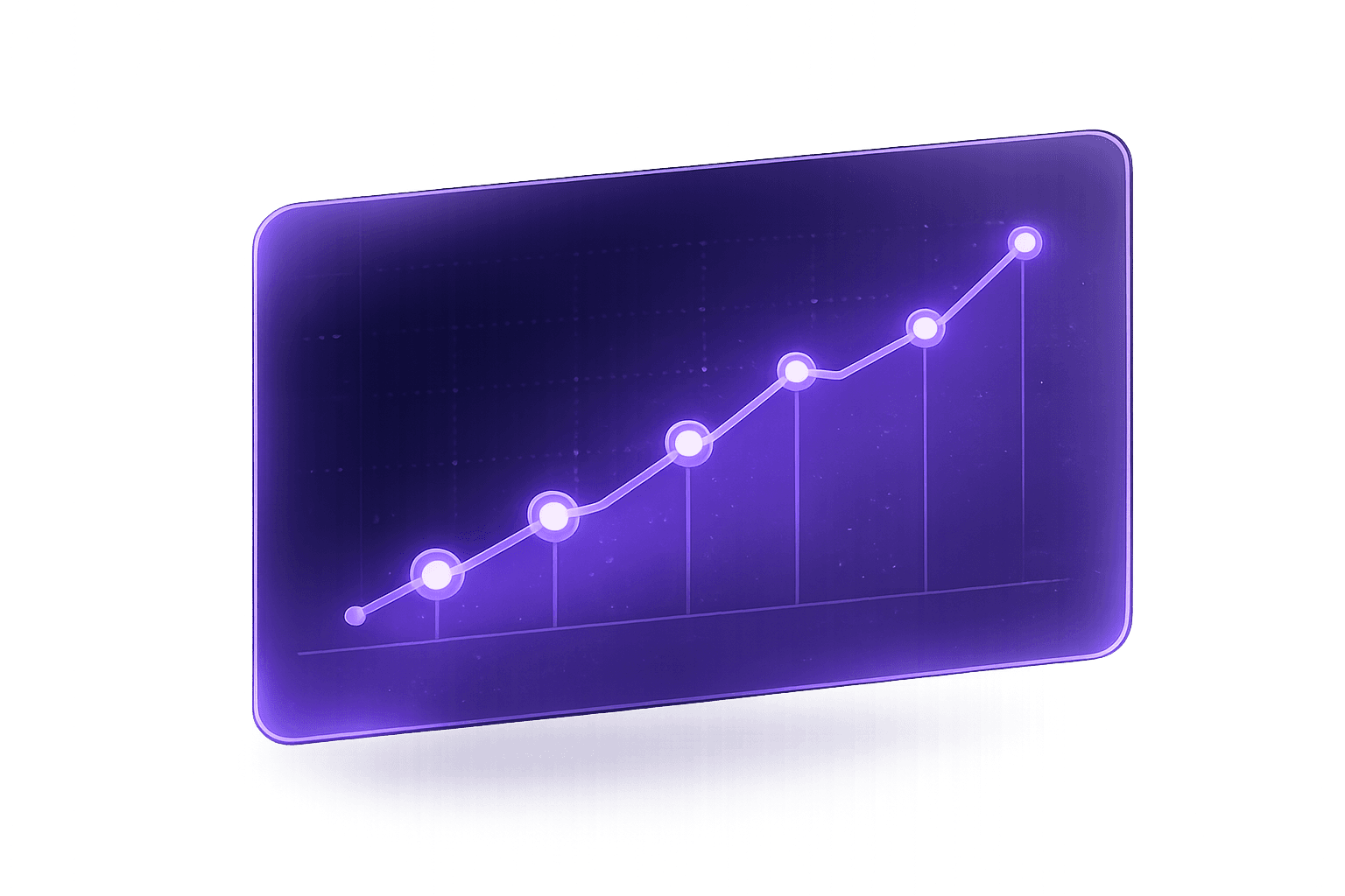 Rising line chart
