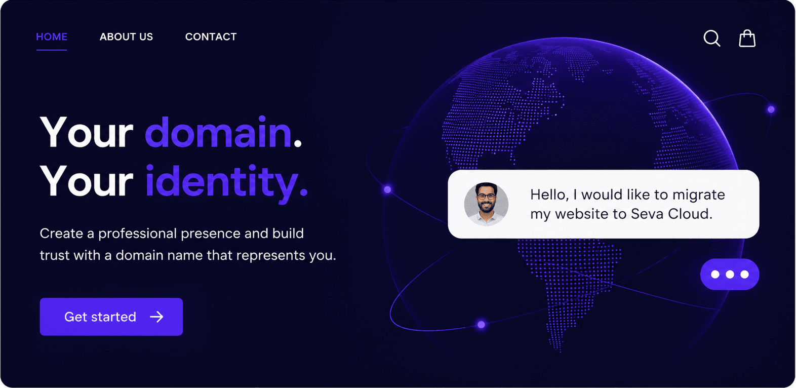 A professional website presence built on your own domain